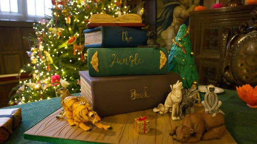 The Jungle Book Christmas cake